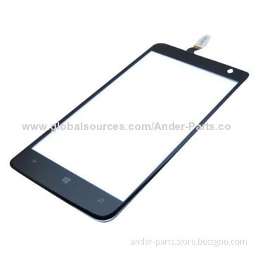 Touchscreen Digitizer for Nokia Lumia 625, OEM Foxconn, Wholesale, Glass Replacement